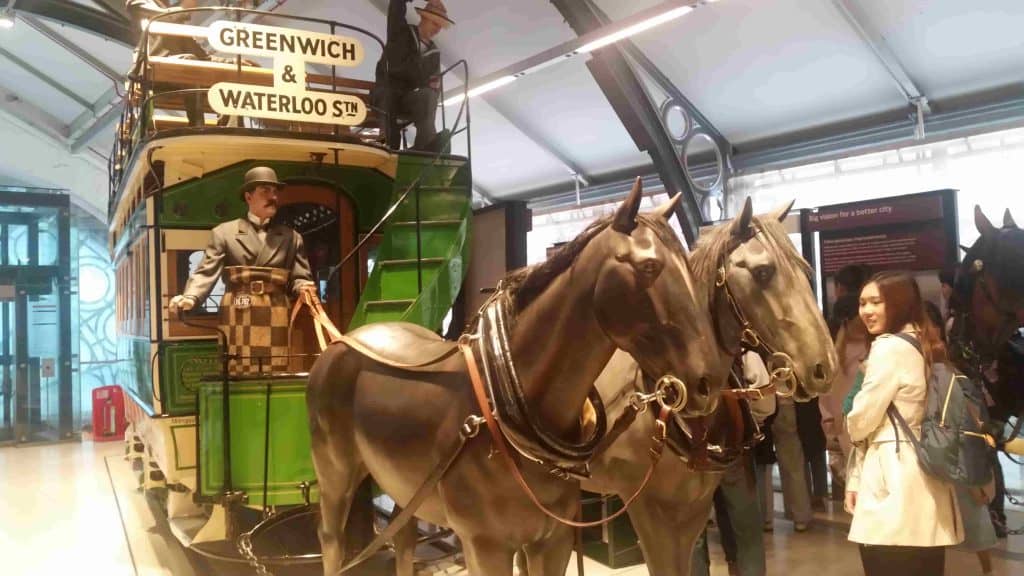 Museo del transporte Londres exposiciones