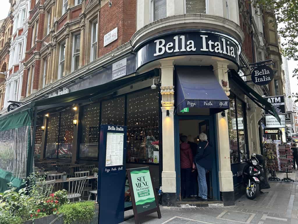 restaurantes italianos buenos en londres