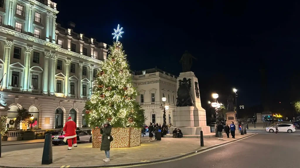 arboles de navidad en Londres 